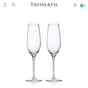 Tiffany & Co.  Champagne Flute Set